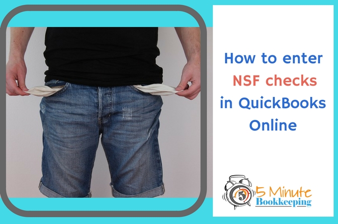 handle a nsf check in quickbooks for mac
